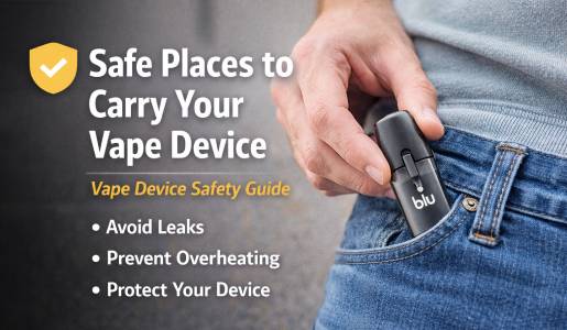 Where to Carry Your Vape Device Safely on Your Body?